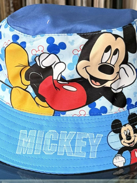 Disney Παιδικό Καπέλο Bucket Υφασμάτινο Mickey Γαλάζιο