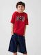 Παιδικό T-shirt Modern Red