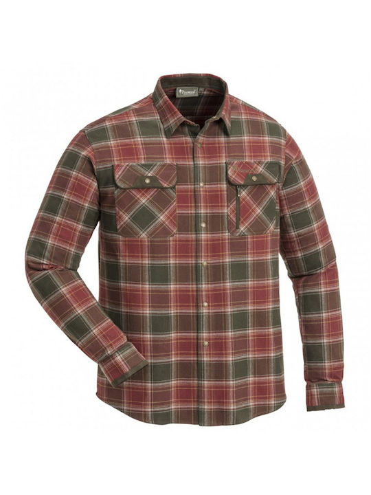 Long Sleeve Flannel Shirt D Cooper Suede Brown