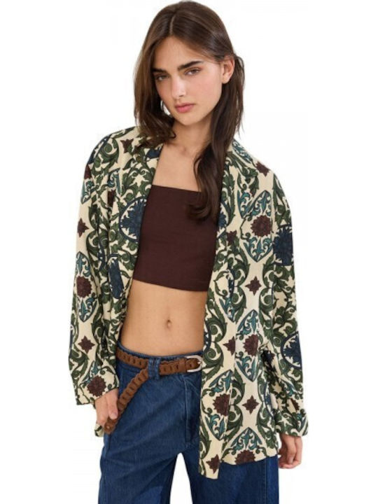 Namaste Women's Blazer Cream