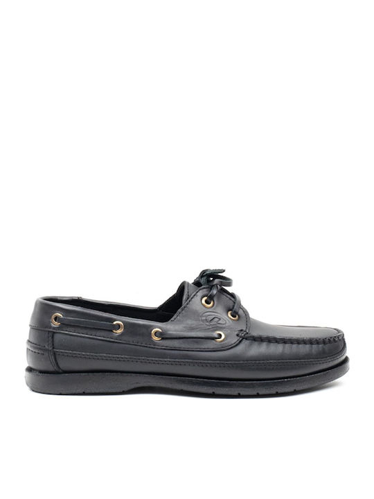 Leather Men's Casual Shoes Anatomic Black