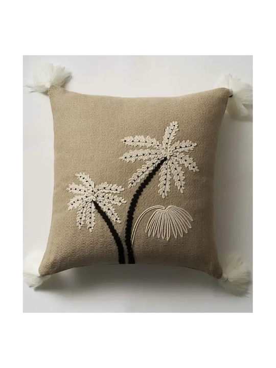 Gofis Home Decorative Pillow Case Azael from 100% Cotton Azael 582 45x45cm