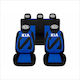Set Universal Nero Blau Custom Autositzbezüge Kia