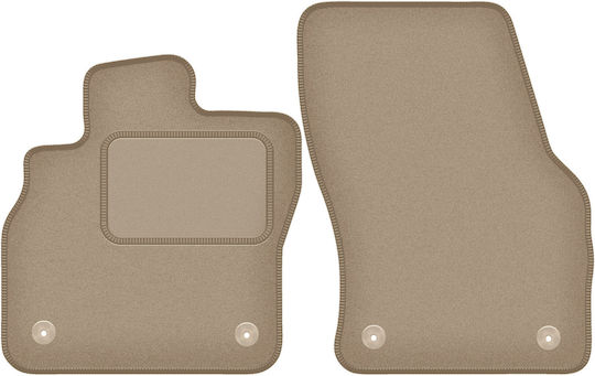Front Car Mats Audi Q3 Sportback 2019 Beige