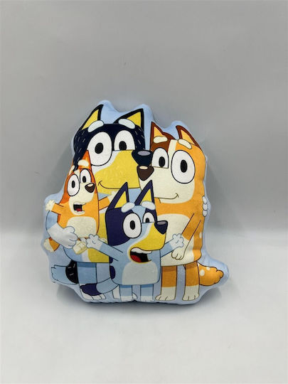 Bluey Kids Throw Pillow 38x38cm
