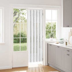 vidaXL Curtaină de Ușă Gri 56x200cm 42034414