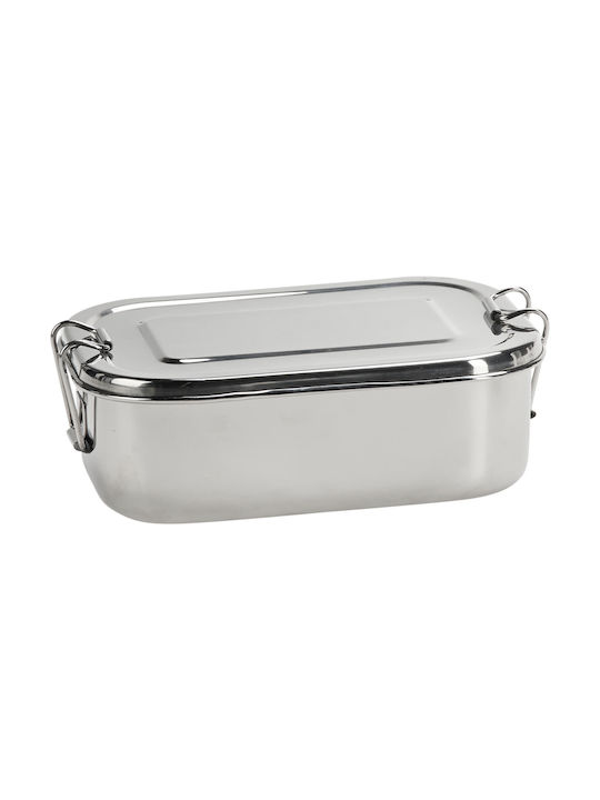 Excellent Houseware Δοχείο Φαγητού Inox Ασημί 18x13cm