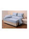 Anna Riska Cearceaf De Pat King Size 280x275cm Gri