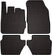 Gummi Auto Fußmatten Ford Fiesta Mk7 Hatchback 2008-2011 Schwarz Passgenau