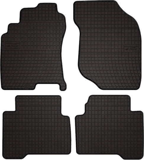 Rubber Car Mats Nissan X-trail I T30 Suv 2001-2007 Black Fitted
