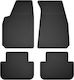 Car Rubber Mats Set 4 Pcs Universal Ssangyong Kyron Suv 2005-2014