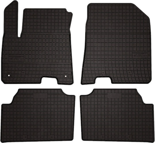 Rubber Car Mats Kia Eniro Niro Ev Crossover 2016-2022 Black Fitted