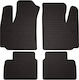 Rubber Car Mats Fiat Doblo I Kombivan 2000-2009 Black Fitted