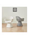 Armchair Dining Chairs with Fabric Upholstery Ecru 2pcs 64x61x84cm