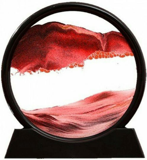 Nisip Mobil 3D Decorativ Operă De Artă 26cm Roșu Sandscapes