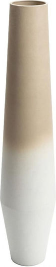 Espiel Decorative Vase Metallic Beige Diameter 16xHeight 86.5cm