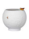 Raeder Porcelain Candle Holder Suitable for Tealights in White Colour 6.5x6.5x7cm