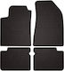 Rubber Car Mats Lancia Delta Iii Hatchback 2008-2014 Black Fitted