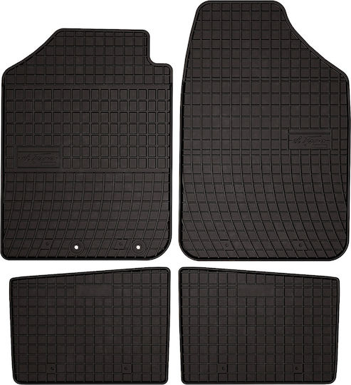 Rubber Car Mats Dacia Spring Hatchback 2021 Black Fitted