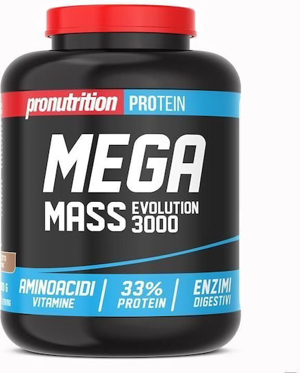 ProNutrition Mega Mass Evolution 3000 Molkeprotein mit Kreatin & Hersteller Geschmack Vanille 2kg