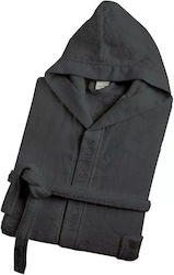 Makis Tselios Home Bathrobe Grey 420gsm Makis Tselios Home Bathrobe Grey 420gsm