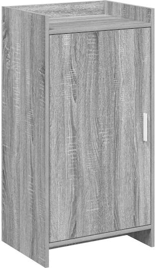 Schuhschrank aus Holz Grau B48xT36xH92cm