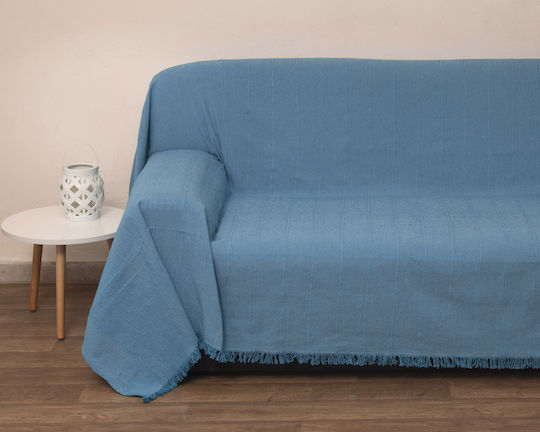 Viopros 1969 Διθέσιου Καναπέ Π170xΜ230cm Τουρκουάζ