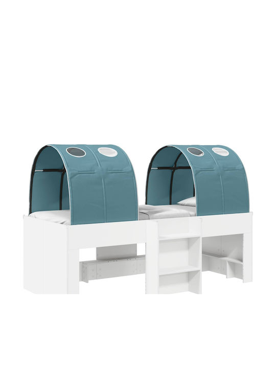 Pat Pentru Copii Tip Single Loft Bed Alb