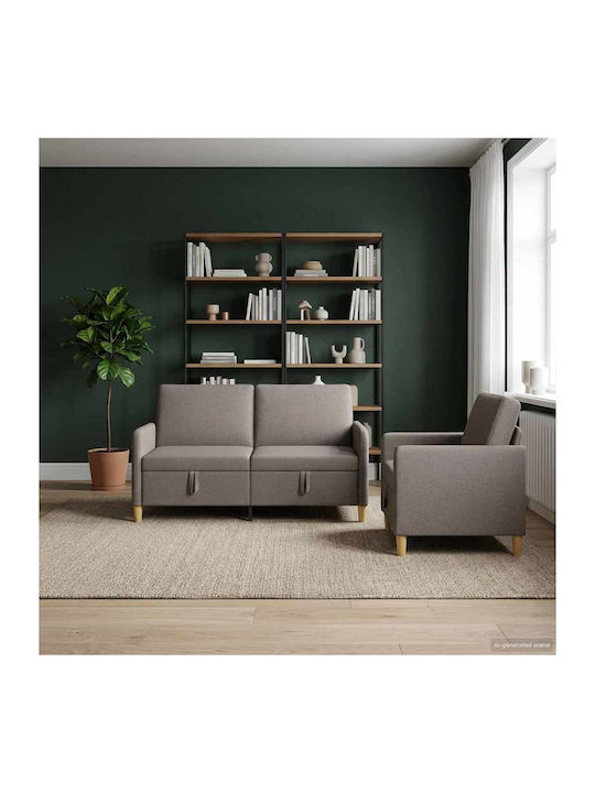 Living Room Furniture Set 2-Seater & Armchair