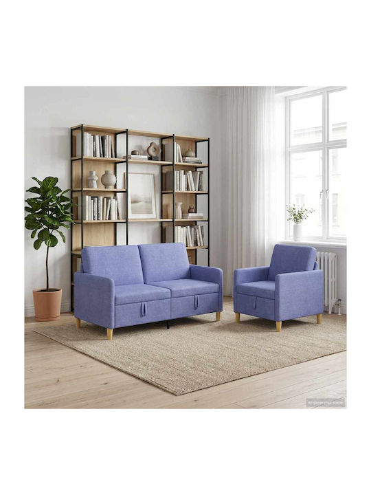 Living Room Furniture Set 2-Seater & Armchair