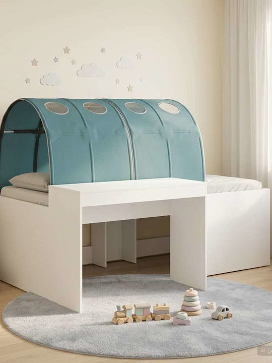 Kids Bed Loft Bed Single with Desk White