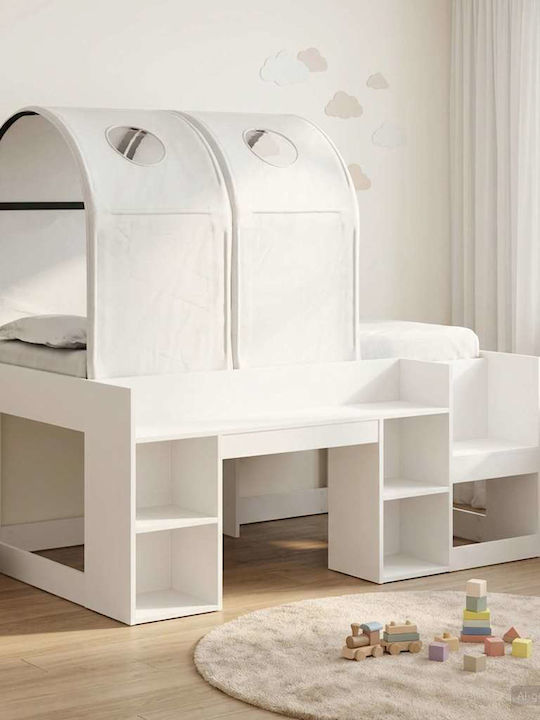 Pat Pentru Copii Tip Loft Bed Single Cu Spațiu ...