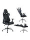 24Mall c531978 Gaming Chair Artificial Leather Black