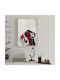 Poster Chicago Air Jordan 1 Snk41b 40cm X 50cm Μαύρη Ξύλινη Κορνίζα