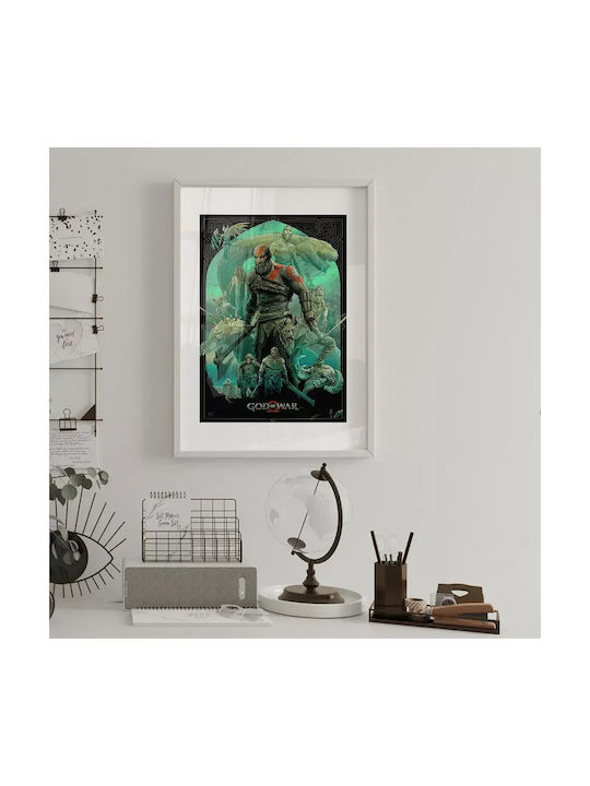 Gaming Poster God War Gm2312 40cm X 50cm Μαύρη ...
