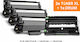 Compatible Toner For Laser Printer Brother Brother HL-L2400DW & MFC-L2800DW Black High Yield
