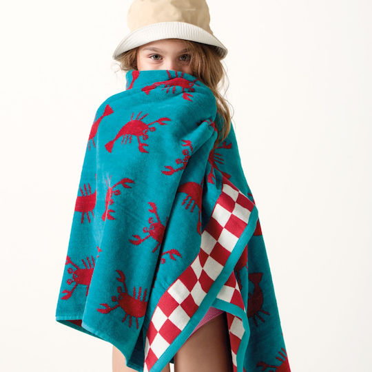 Kentia Kids' Beach Towel Light Blue 140x70cm