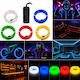 Kit El Wire 5 Metri Invertor Portabil cu Baterie pentru Petreceri Gaming Tuning Auto