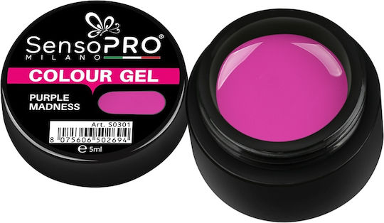 Farbiges Uv Gel Lila Wahnsinn 5ml SensoPro Milano