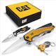 CAT Multitool Breloc de Supraviețuire în Husă Set 3 Bucăți