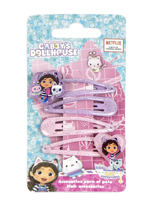 Cerda Gabby’s Dollhouse Set Kids Hair Clips With Hair Clip 4 Pieces
