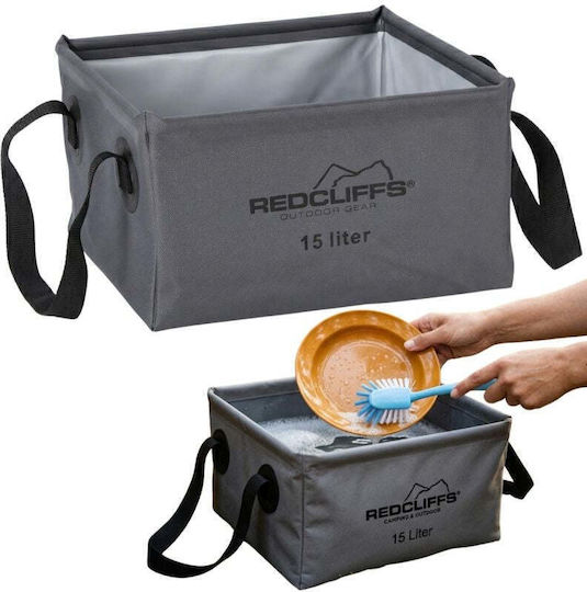 Redcliffs Schutzabdeckung Für Rucksack Camping Grau 15lt