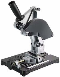 Siks Suport Reglabil Pentru Polizor Unghiular Suport Metalic Accesoriu Pentru Tăiere Unghi Atelier Ø 115/125mm Metal Negru