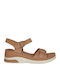 Γυναικεία Ανατομικά Σανδάλια Flatforms Μπεζ