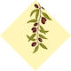 Finezza Haushaltsserviette 1-lagig Gelbe Olive ...