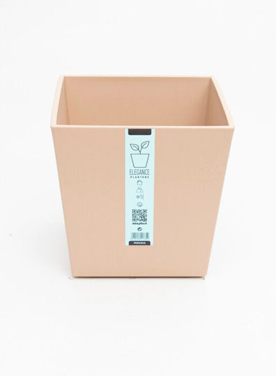 Micplast Elegance Γλάστρα Πλαστική Μπεζ 40x40x37εκ.