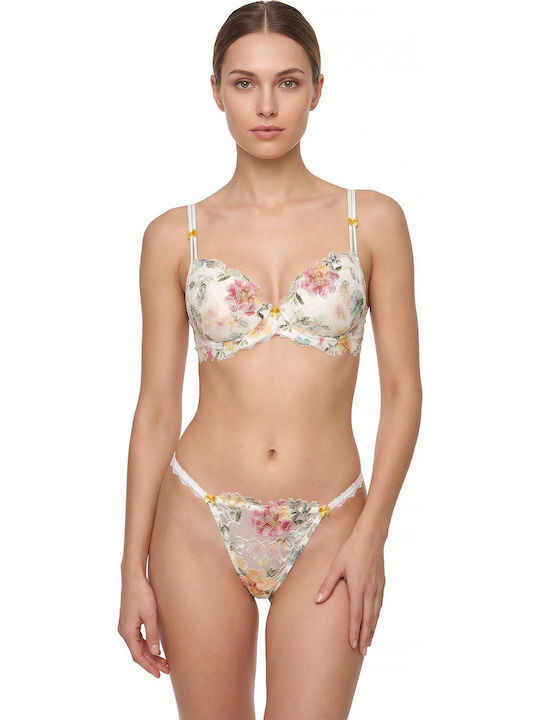 Miss Rosy Multicolour Bra with Light Padding