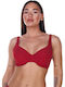 Sense Balconette Burgundy Bra
