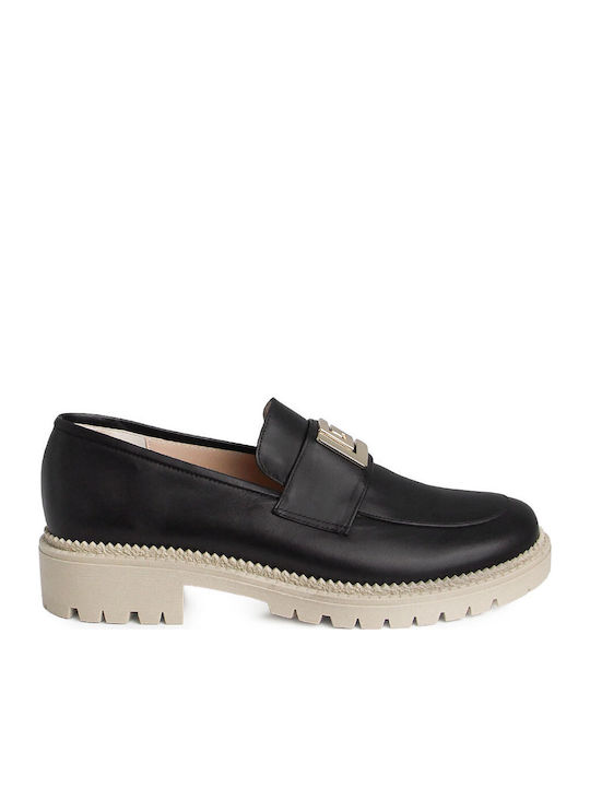 Guy Laroche Leather Women's Moccasins In Black ...