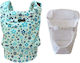 SteweHome Back Baby Carrier White with Maximum Weight 20kg